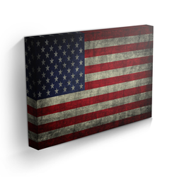 American Flag Grunge - Charlie Landscape